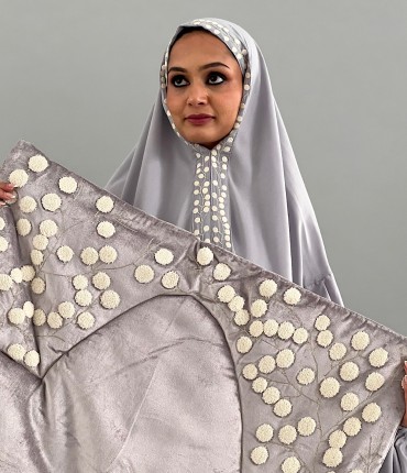 VELVET PRAYER SET - GRAY 