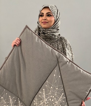 SCARF PRAYER SET -  GRAY 