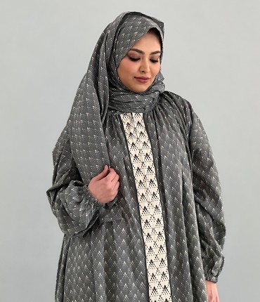 ثوب صلاة لف - رمادي 