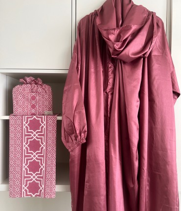 SCARF TRAVEL PRAYER SET - PINK 