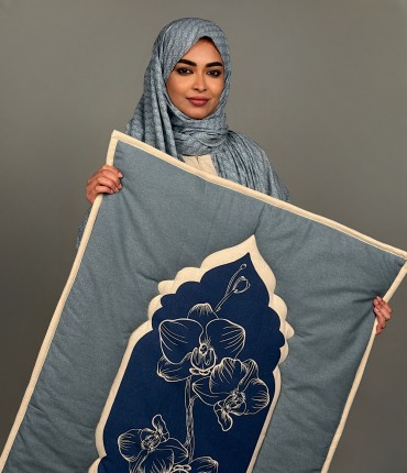 طقم صلاة لف - أزرق