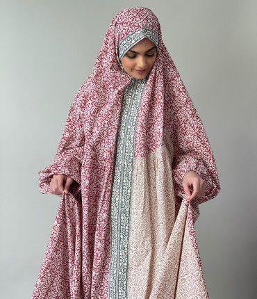 ثوب صلاة - احمر /برتقالي 