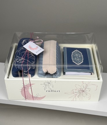 GIFT PACKAGE - SCARF - BLUE