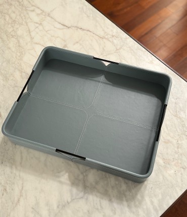 SMALL RECTANGULAR TRAY - BLUE