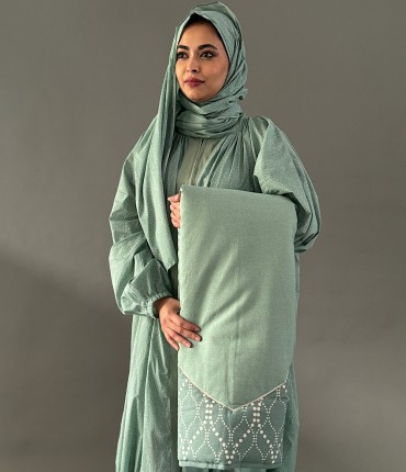 SCARF PRAYER SET - GREEN