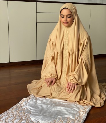 VELVET  PRAYER SET - GOLD 