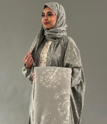 SCARF PRAYER SET - GRAY