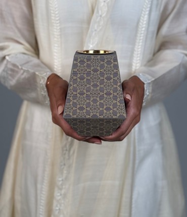 WOODEN MUBKHAR  - ISLAMIC GOLD