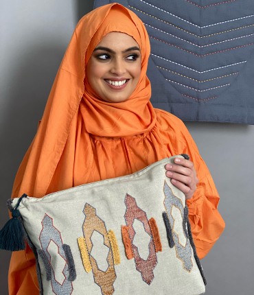 PRAYER SET - SCARF - ORANGE 