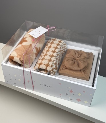 GIFT PACKAGE - SCARF - BEIGE