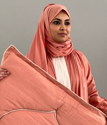 SCARF LINEN PRAYER SET - PEACH  