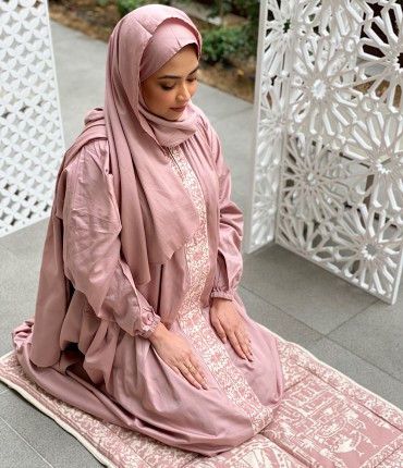 SCARF PRAYER SET - BABY PINK 