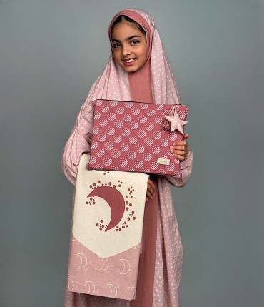 KIDS PRAYER SET - DUSTY PINK