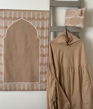  TRAVEL PRAYER SET - BEIGE