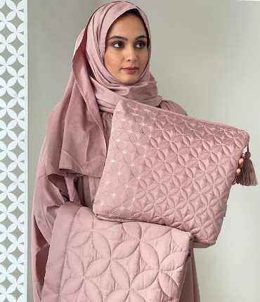 SCARF PRAYER   SET - PINK 