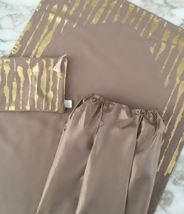 SKIRT TRAVEL SET - BEIGE