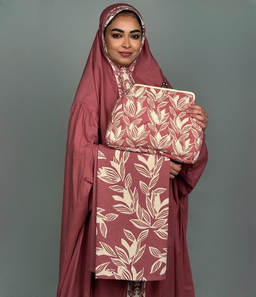 طقم صلاة - وردي