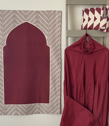  TRAVEL PRAYER SET - MAROON