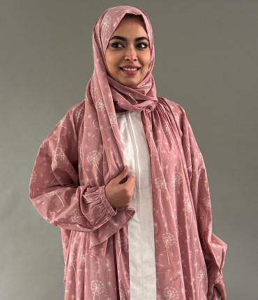 SCARF PRAYER GOWN - PINK