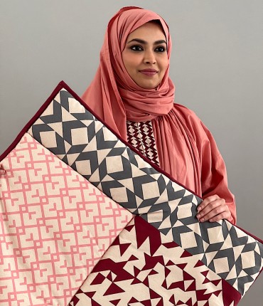 SCARF PRAYER SET - PINK 