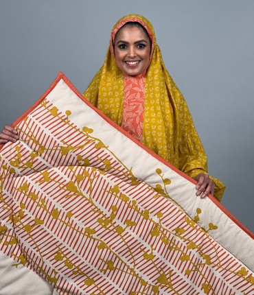 PRAYER SET - ORANGE & MUSTARD
