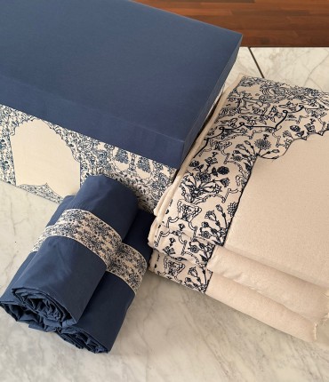 INDIA GATE - PRAYER SETS - NAVY