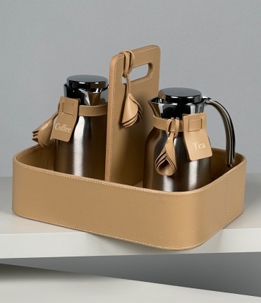  THERMOS SET - BEIGE 