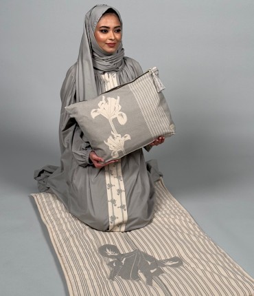 SCARF PRAYER SET - GRAY