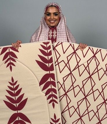  PRAYER SET - MAROON