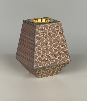 WOODEN MUBKHAR - ISLAMIC GOLD