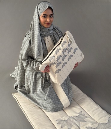 SCARF PRAYER SET - GRAY